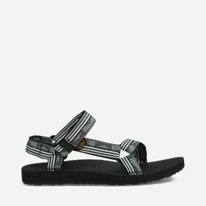 Teva Original Universal Damen Sandalen Schwarz/Weiß (Österreich)